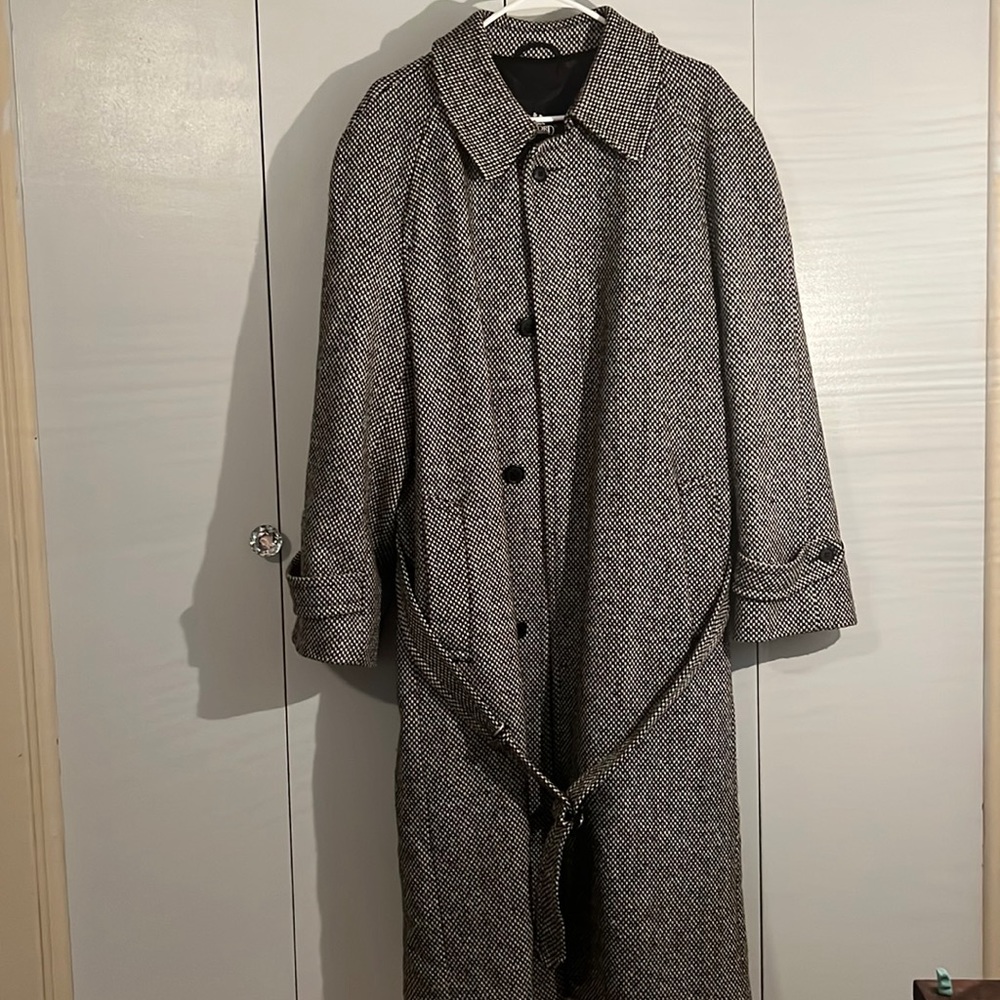 Stafford mens trench coat